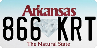 AR license plate 866KRT