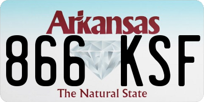 AR license plate 866KSF