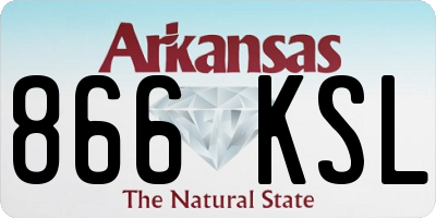 AR license plate 866KSL