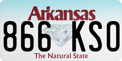 AR license plate 866KSO