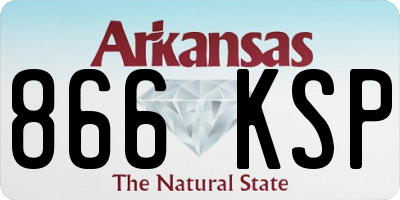 AR license plate 866KSP