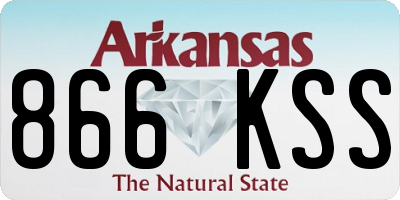 AR license plate 866KSS