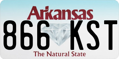 AR license plate 866KST