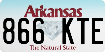 AR license plate 866KTE