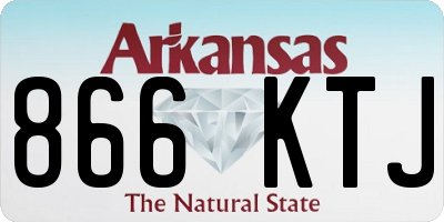 AR license plate 866KTJ