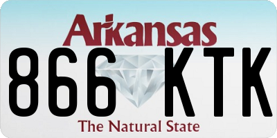 AR license plate 866KTK