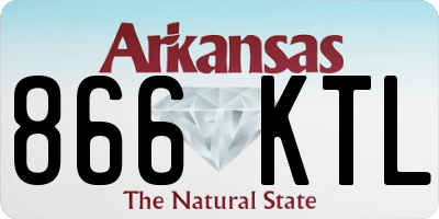 AR license plate 866KTL