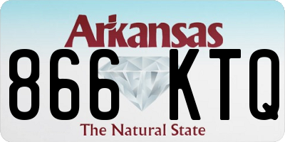 AR license plate 866KTQ