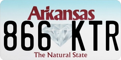 AR license plate 866KTR