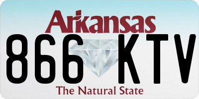 AR license plate 866KTV