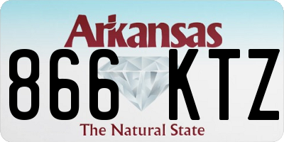 AR license plate 866KTZ