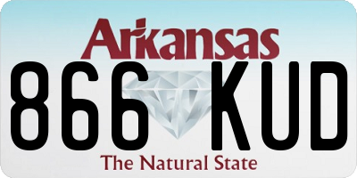 AR license plate 866KUD