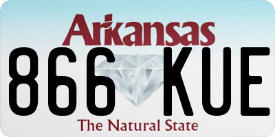AR license plate 866KUE