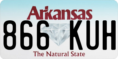 AR license plate 866KUH