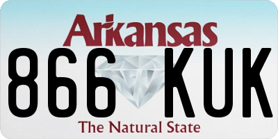 AR license plate 866KUK