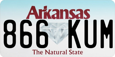 AR license plate 866KUM