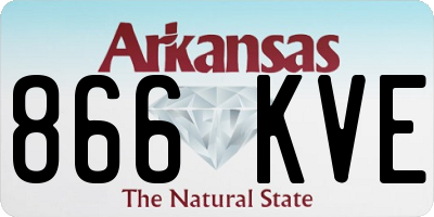 AR license plate 866KVE