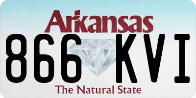 AR license plate 866KVI