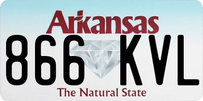 AR license plate 866KVL