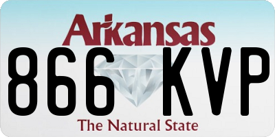 AR license plate 866KVP