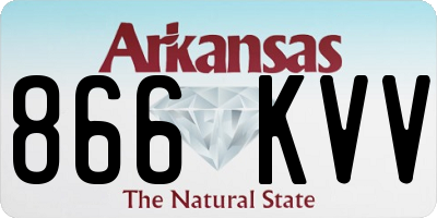 AR license plate 866KVV