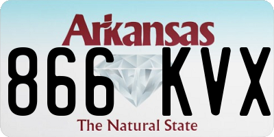 AR license plate 866KVX