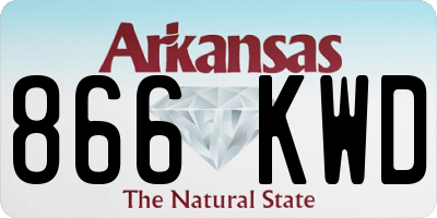 AR license plate 866KWD