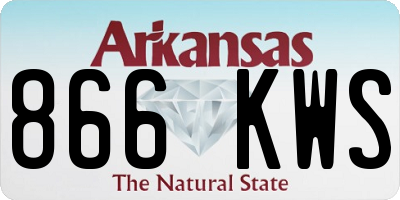 AR license plate 866KWS