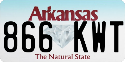AR license plate 866KWT