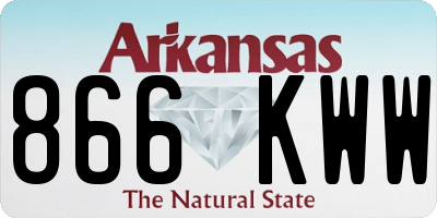AR license plate 866KWW