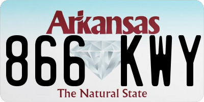 AR license plate 866KWY