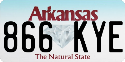 AR license plate 866KYE