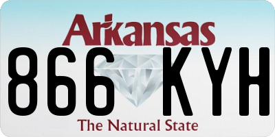 AR license plate 866KYH