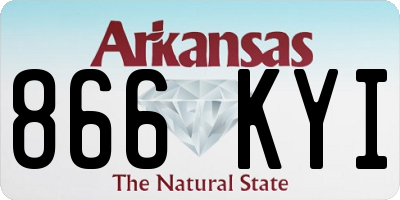 AR license plate 866KYI