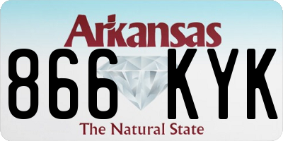 AR license plate 866KYK