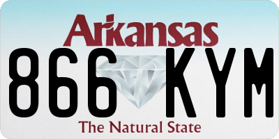 AR license plate 866KYM