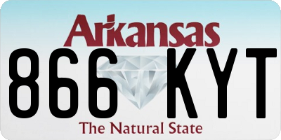 AR license plate 866KYT