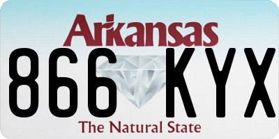 AR license plate 866KYX