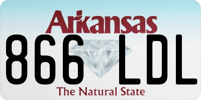 AR license plate 866LDL