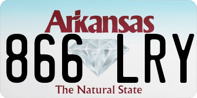 AR license plate 866LRY