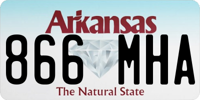 AR license plate 866MHA