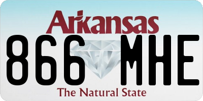 AR license plate 866MHE