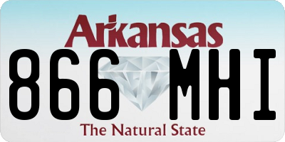 AR license plate 866MHI