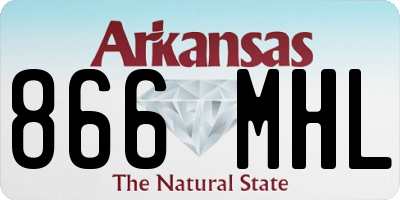 AR license plate 866MHL
