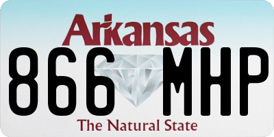 AR license plate 866MHP