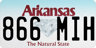 AR license plate 866MIH