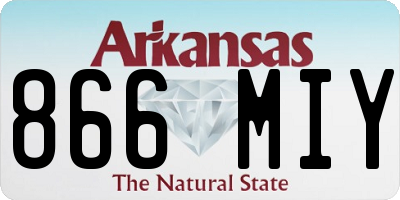 AR license plate 866MIY