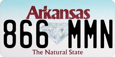 AR license plate 866MMN