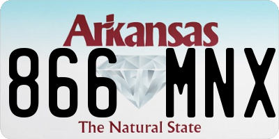 AR license plate 866MNX