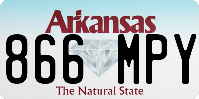 AR license plate 866MPY